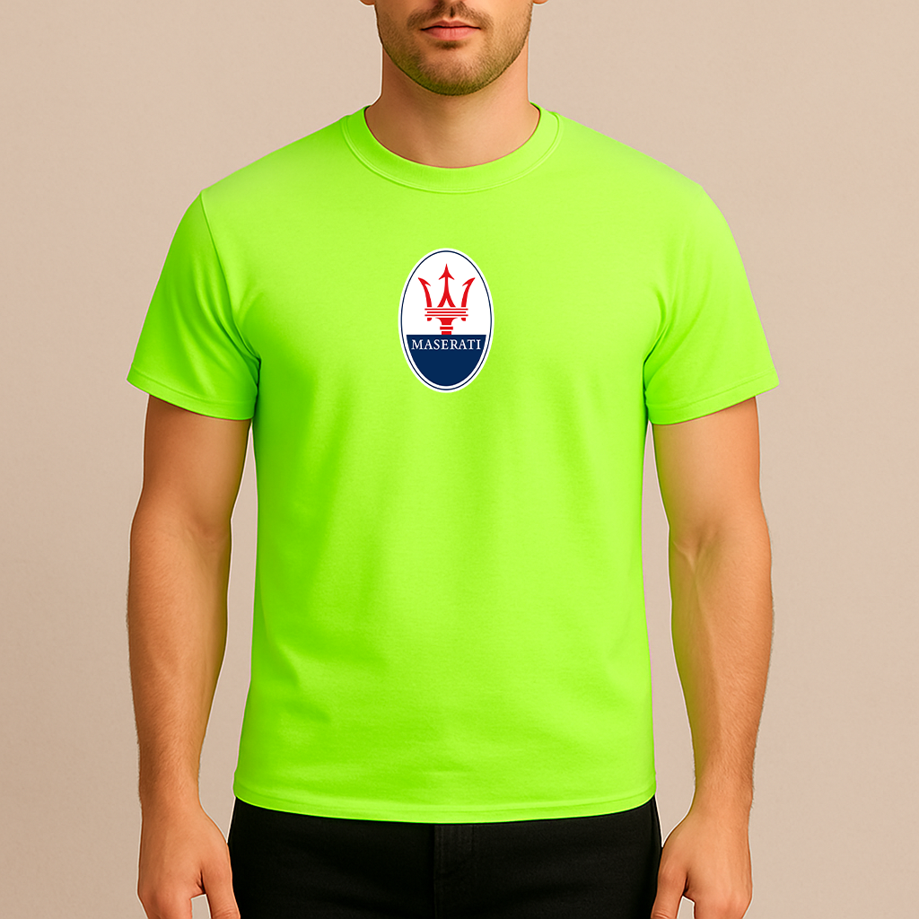 Men’s Maserati Car Cotton T-Shirt
